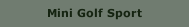 Mini Golf Sport